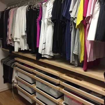 Small Master Closet Makeover