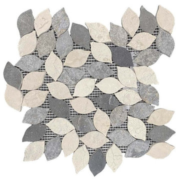 Pebbles Series Leaves Series - Forest Blend - Tile for Walls Floors