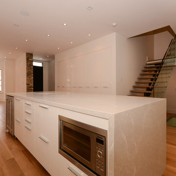 Heath Street Kitchen - Caesarstone Counters in Alpine Mist