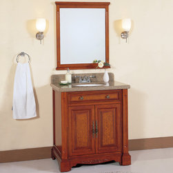 Adelina 32 inch Antique Bathroom Vanity - Bathroom Vanities And Sink Consoles
