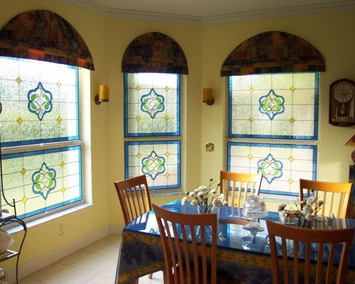 Stained glass windows for dining room - 