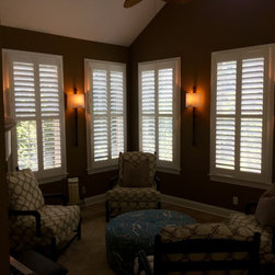 Ellicott City client 3 1/2" Hunter Douglas Nes Style Shutter - Products