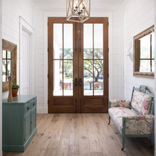 Living Room White And Rustic