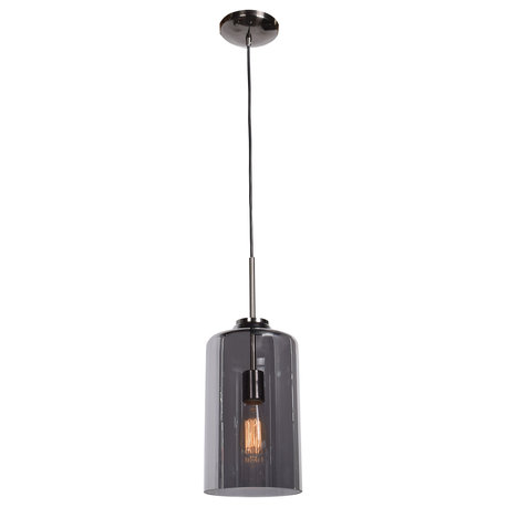 Access Lighting Simplicite Pendant 50935LEDDLP-BCH/MIR, Black Chrome