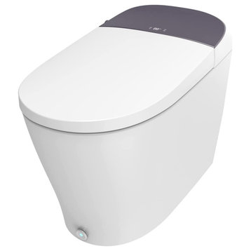 Dyconn Faucet Smart Bidet Toilet, Auto Sensor Lid, Open/Close Foot Kick