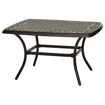 Traditions 32-In. x 38-In. Cast Aluminum Coffee Table