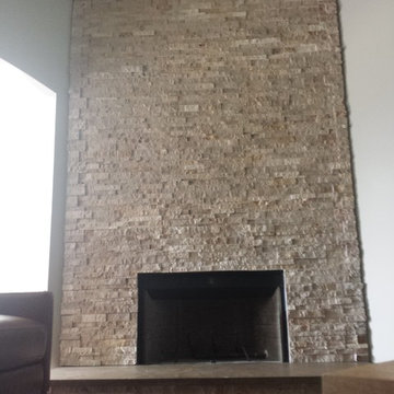 Natural Stone Fireplace