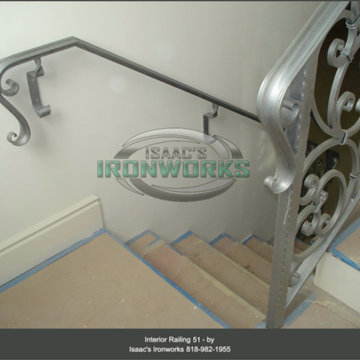Interior Railings Custom Made by Isaac's Ironworks