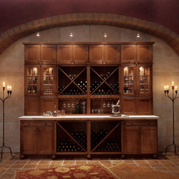 Wine Storage Dry Bar - Wine Racks