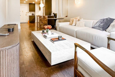 Living room photo in New York