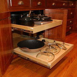 Slide Out Shelves for Your Kitchen - Kitchen Drawer Organizers