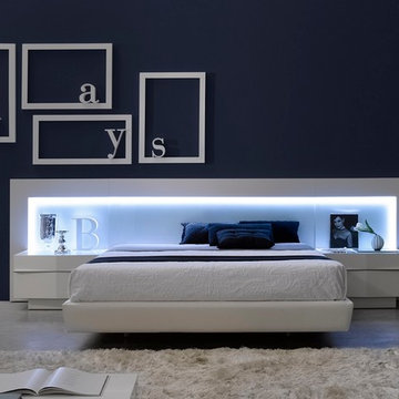 Valencia Platform Bed with LED Headboard