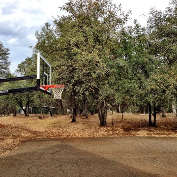 Keith P's Pro Dunk Diamond Basketball System on a 30x60 in Redding, CA