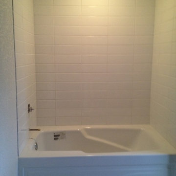 Subway Tile Shower Remodel