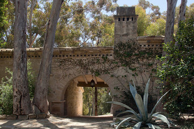 Example of an eclectic home design design in Other