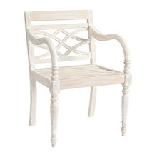 whitewashed chair