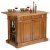 Catania Modern / Contemporary Wood Kitchen Island in Brown Finish