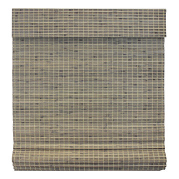 Radiance Cordless Privacy Weave Roman Shade Driftwood 23x48, Driftwood, 35x48