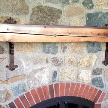 Beautiful Mantel Ideas with Iron Brackets & More