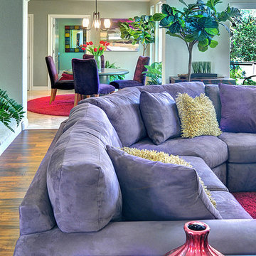 Creating Drama with Color in the Living Room