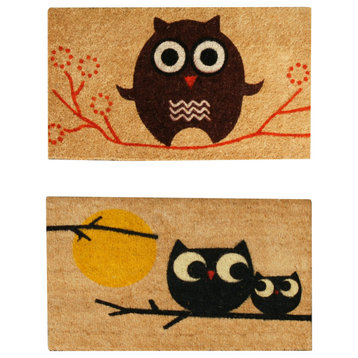 Rubber-Cal Loving "Owl Door Mat" Kit 18 x 30" 2 Doormats