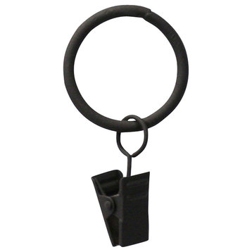 Clip-On Curtain Rings, Set of 7