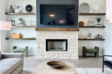 Example of a living room design in Austin