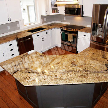 Solarius Granite in Kitchen