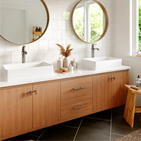 Karran KBF432 1-Hole 1-Handle Vessel Faucet With Pop-up Drain, Stainless Steel