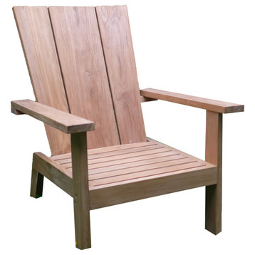 Catalina Harbor Teak Outdoor Patio Lounge Chair