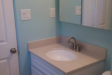 Example of a transitional bathroom design in St Louis
