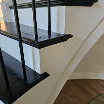 Project #130 | Curved Staircase with Wraparound Balcony
