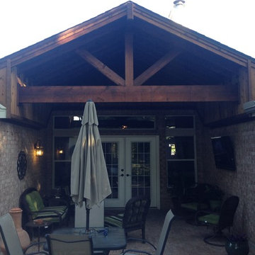 Open Gabled Roof Patio Cover