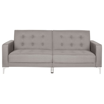 Haley Foldable Sofa Bed Grey
