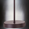 Glam Table Lamp 8''W x 8''D x 18''H, Oil Rubbed Bronze Finish