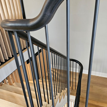 Project #115 | Staircase with Continuous Rail System Without Newels