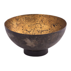 Elk Iron Bowl BOWL028, Food-Safe, Antique Gold