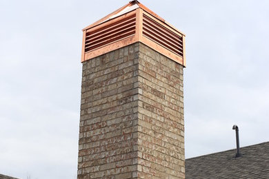 New Copper Chimney Cap
