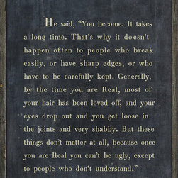The Book Collection Velveteen Rabbit Art Print - Picture Frames