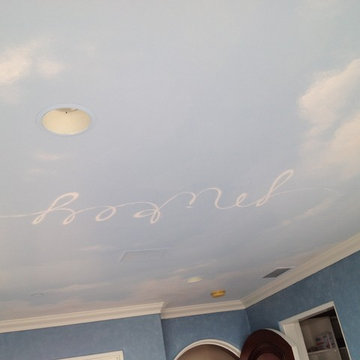 Sky Mural Boy Nursery 2