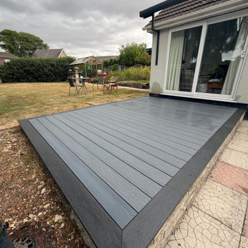 Composite Deck Built Off a Conservatory Threshold