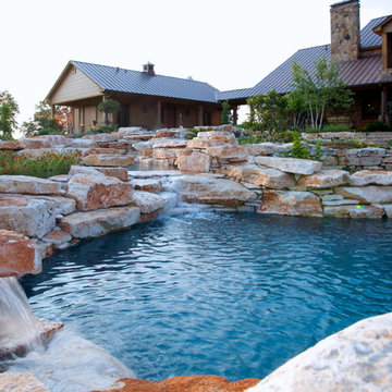 Natural Hill Country Multi Level Pools