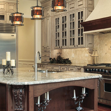 Z-Lite 1-Light Oak Park Mini Pendant, Java Bronze