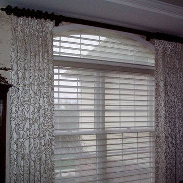 Custom Draperies with Silhouette Shade