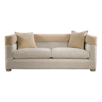Curations Limited Core Modena Sofa, Linen and Velvet 7842.0040