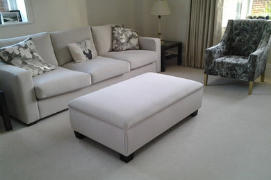 Traditional living room in Surrey.