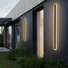 Black/White/Gold Outdoor Waterproof Tall Aluminum LED Wall lamp For Garden, L59.1"
