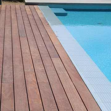 Ipe deck merge with pool Mailbu CA