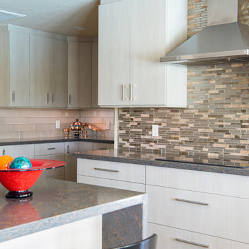 Modern Kitchen Remodel after a flood