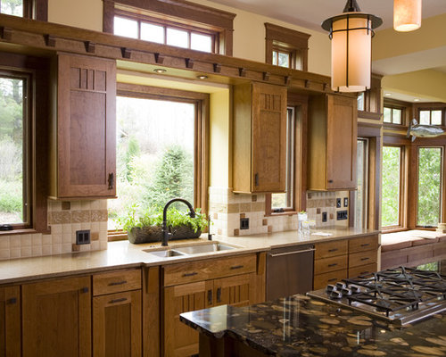 Best Frank Lloyd Wright Inspired Kitchen Design Ideas & Remodel ...  Frank Lloyd Wright Inspired Kitchen Photos